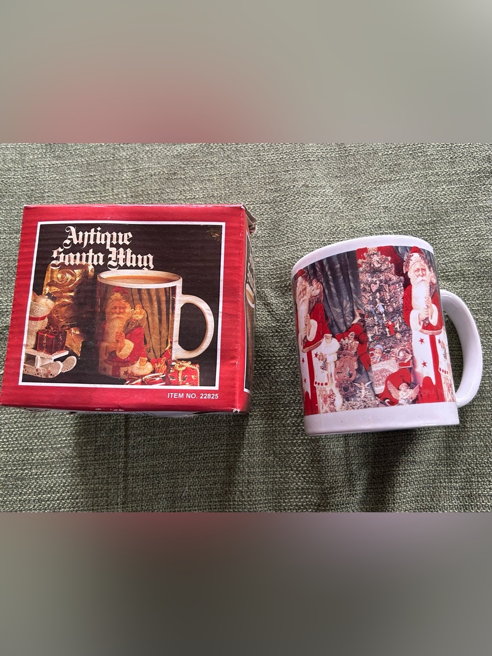 • Antique Santa Mug